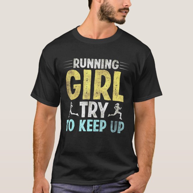 Camiseta Rapariga Corrente Tenta Continuar Com Mulheres Na  (Frente)