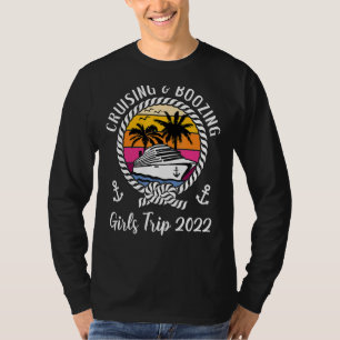 Camiseta Rapariga Cruise Squad Girls Trip 2022 Cruising And