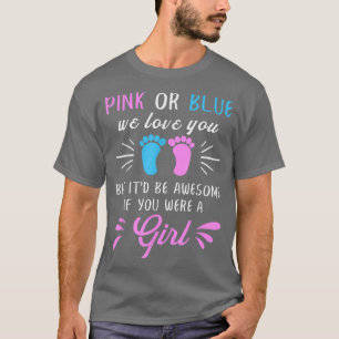 Camiseta Rapariga da Equipe de Revelação de Gênero552