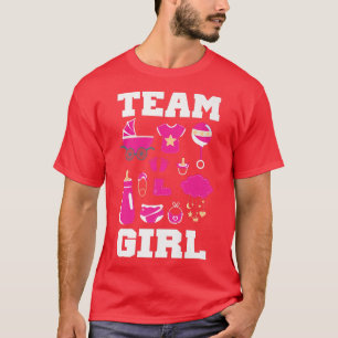 Camiseta Rapariga da Equipe de Revelação do Gênero da Equip
