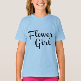 Camiseta Rapariga da Flor - Script Retroativo Preto em Azul