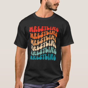 Camiseta Rapariga da Luta do Groovy Retro 70s Hippie Boho