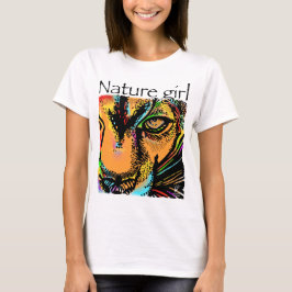 Camiseta Rapariga da natureza