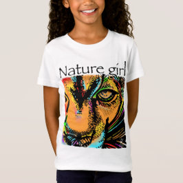 Camiseta Rapariga da natureza