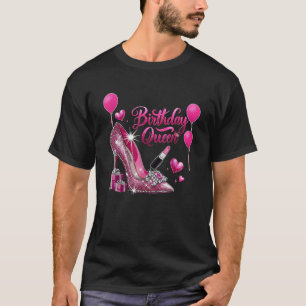 Camiseta Rapariga da Rainha de Aniversário do Alto Salto