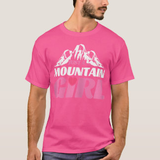 Camiseta Rapariga das Montanhas Adoram Escalar Montanhas Ca