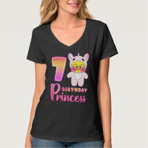 Camiseta Rapariga De 7 Anos De Idade, Lalafanfan, No Unicór