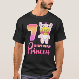 Camiseta Rapariga De 7 Anos De Idade, Lalafanfan, No Unicór
