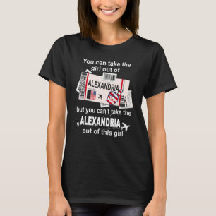 Camiseta Rapariga De Alexandria Embarcar Bilhete A