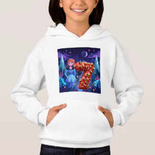 Camiseta Rapariga De Aniversário Às 7