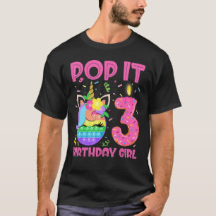 Camiseta Rapariga de Aniversário, Pop De Pé-Pé, aniversário