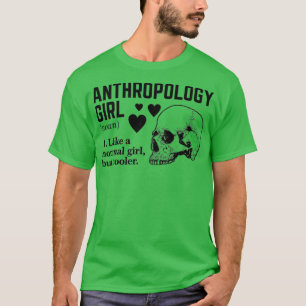 Camiseta Rapariga de Antropologia Como uma garota normal, m