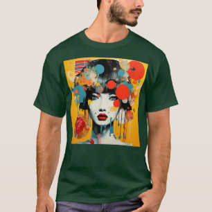 Camiseta Rapariga de Arte Japonesa 1