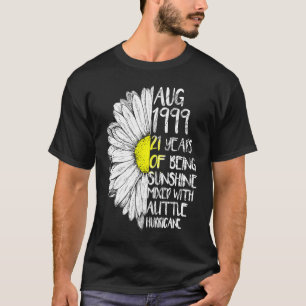 Camiseta Rapariga De AUGUST Feita Em 1999 21rua Sunshine Hu