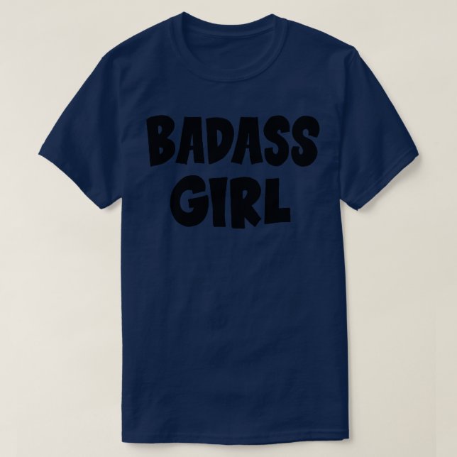 Camiseta Rapariga de Badass (Frente do Design)