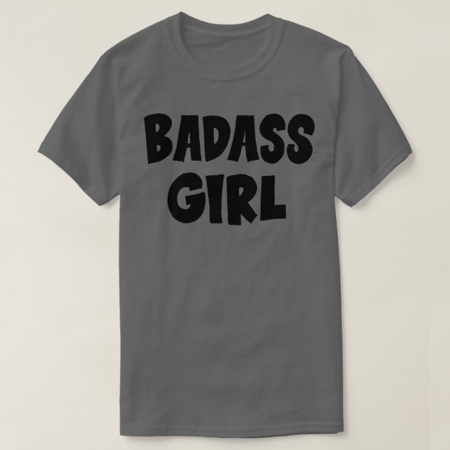 Camiseta Rapariga de Badass (Frente do Design)