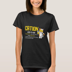 Camiseta Rapariga de Ciência da Pronúncia do Ion Cat I