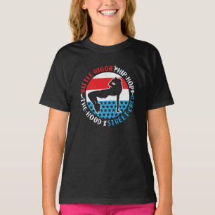 Camiseta Rapariga de dança de dança do Salto de anca