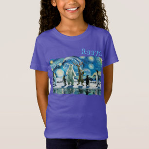 Camiseta Rapariga de dança do Ártico