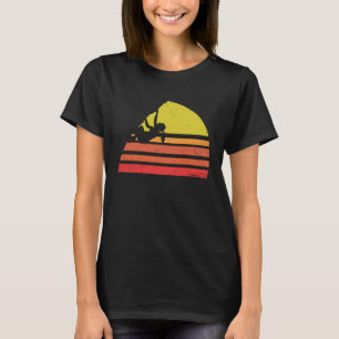 Camiseta Rapariga de Escala de Rochas de Volta Distante