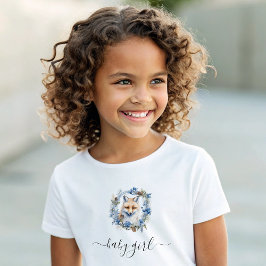 Camiseta Rapariga de Fox Watercolor