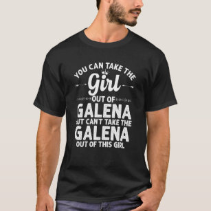 Camiseta Rapariga De Galena Il Illinois Funny Home Roots U