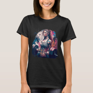 Camiseta Rapariga de ginástica Malhação Elevação de Pesos