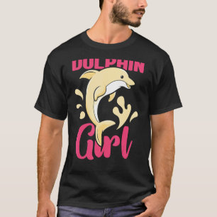 Camiseta Rapariga de Golfinhos Bonitos Meninas