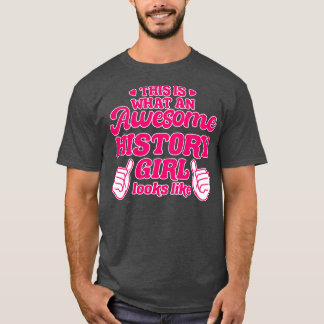 Camiseta Rapariga de História