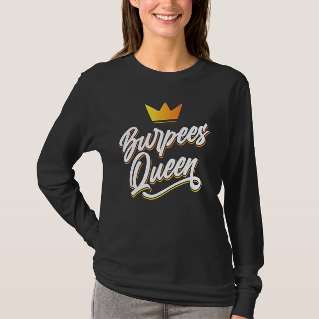 Camiseta Rapariga de Malhação do Esportes Burpee Queen (Frente)