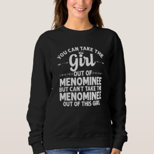 Camiseta Rapariga De Menominee Mi Michigan Engraçado Home R