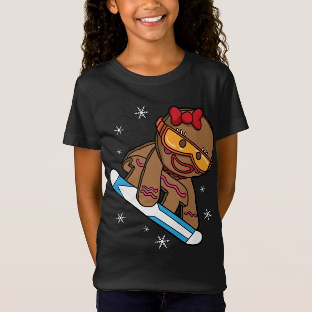 Camiseta Rapariga de Pão de Neve (Frente)