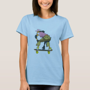 Camiseta Rapariga De Pé Em Movimento