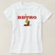 Camiseta Rapariga de Pinos Retro (Frente do Design)