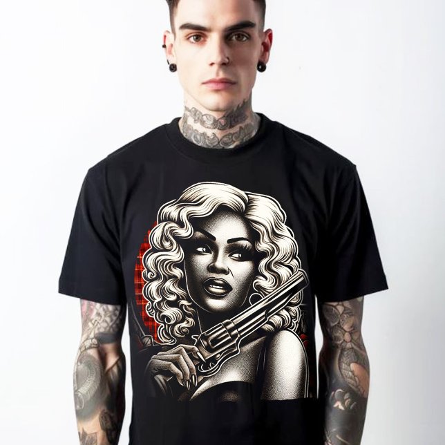 Camiseta Rapariga de Pulga de Cura Retroativa (Criador carregado)