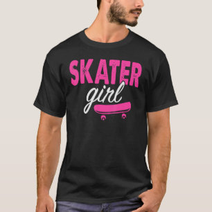 Camiseta Rapariga de Skate Skate Conselho de Skater