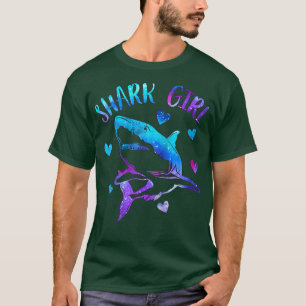 Camiseta Rapariga de Tubarão Apenas uma Menina Que Ama Tuba