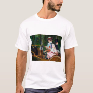 Camiseta Rapariga dirigindo uma Carruagem, Mary Cassatt