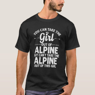 Camiseta Rapariga Do Alpino Tx Texas Engraçado Raízes Nos E