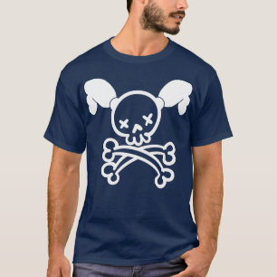 Camiseta Rapariga do crânio mulher do crânio