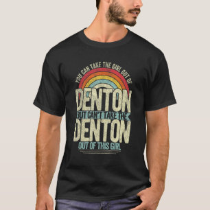 Camiseta Rapariga Do Denton Texas Hometown Denton_1