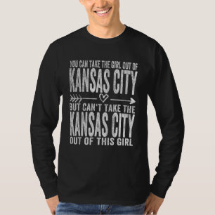 Camiseta Rapariga Do Kansas City Missouri Hometown Kan