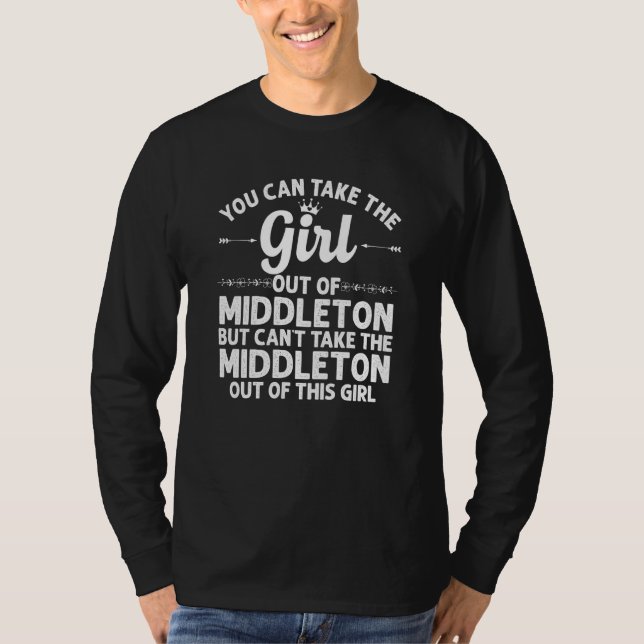 Camiseta Rapariga Do Middleton Id Idaho Funny Home Roots U (Frente)
