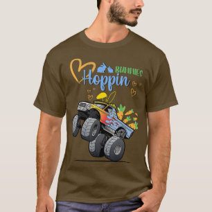 Camiseta Rapariga do Monstro do Coelho Coelho da Páscoa Tod