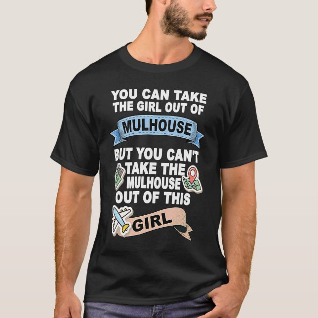 Camiseta Rapariga do Mulhouse Relocation de Mulhouse (Frente)