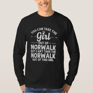 Camiseta Rapariga Do Norwalk Ca California Engraçado Raiz D