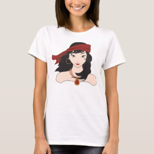 Camiseta Rapariga do pirata