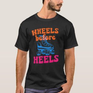 Camiseta Rapariga do Skate de Patinação do Cilindro legal 1