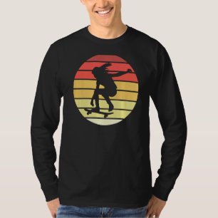 Camiseta Rapariga do Skateboard Raparigas do Skateboard Ret