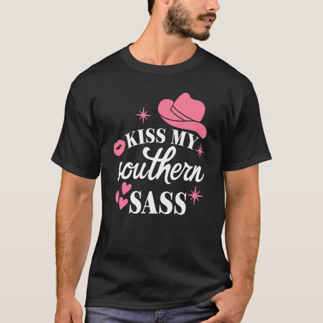 Camiseta Rapariga do Sul Sassassy Redneck Western Cowgirl S (Frente)